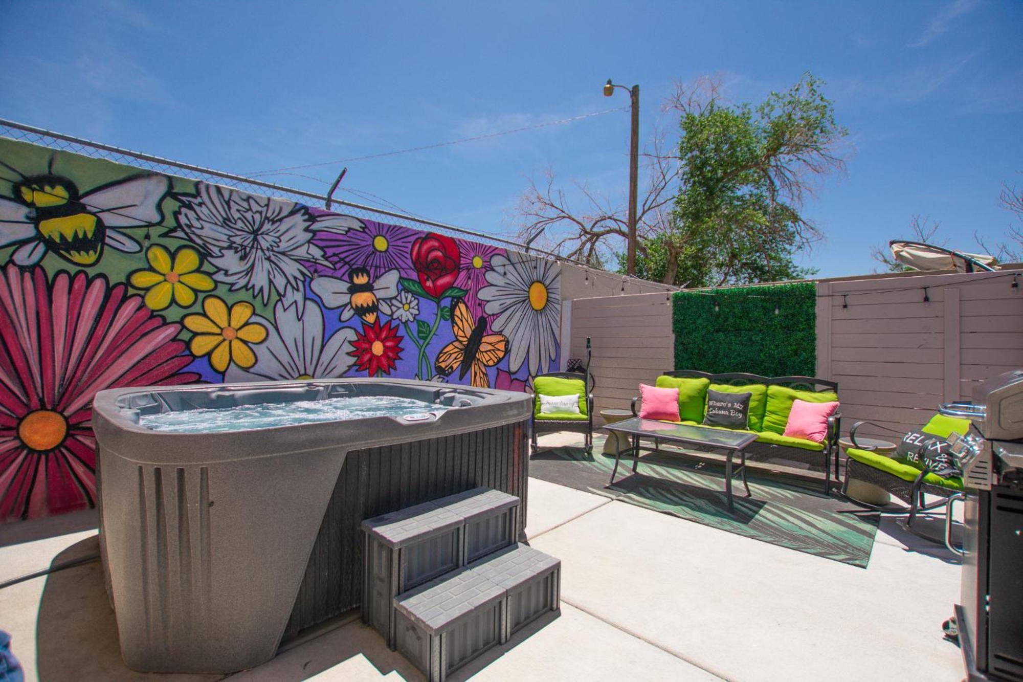 Villa Bohemian Chic An Eclectic Escape-Hot Tub-Pet Friendly-No Pet Fees! à Albuquerque Extérieur photo