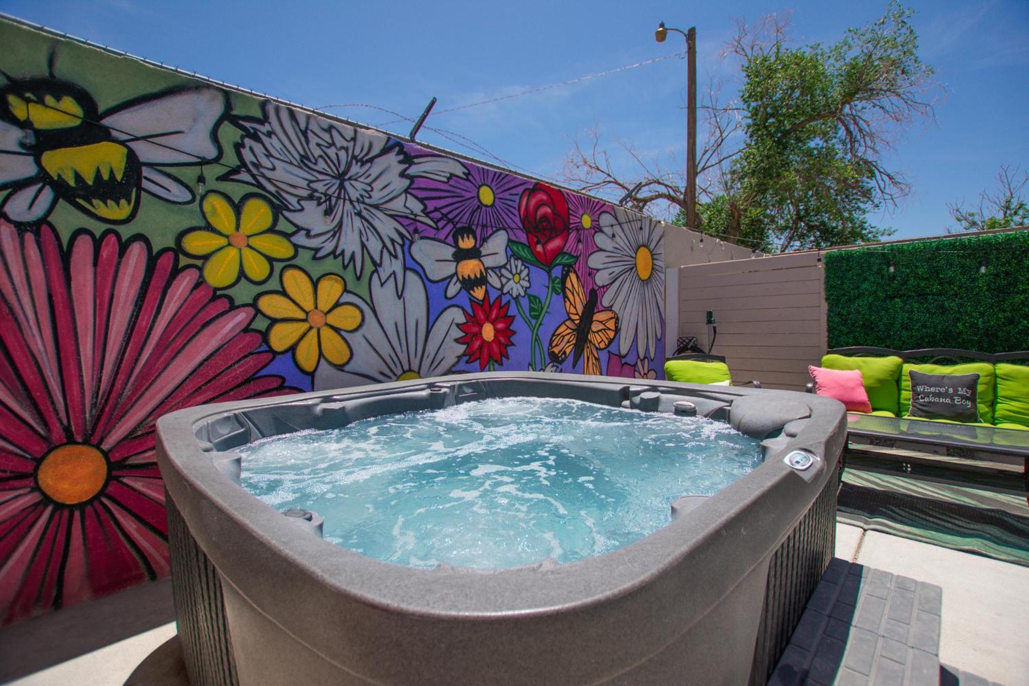 Villa Bohemian Chic An Eclectic Escape-Hot Tub-Pet Friendly-No Pet Fees! à Albuquerque Extérieur photo