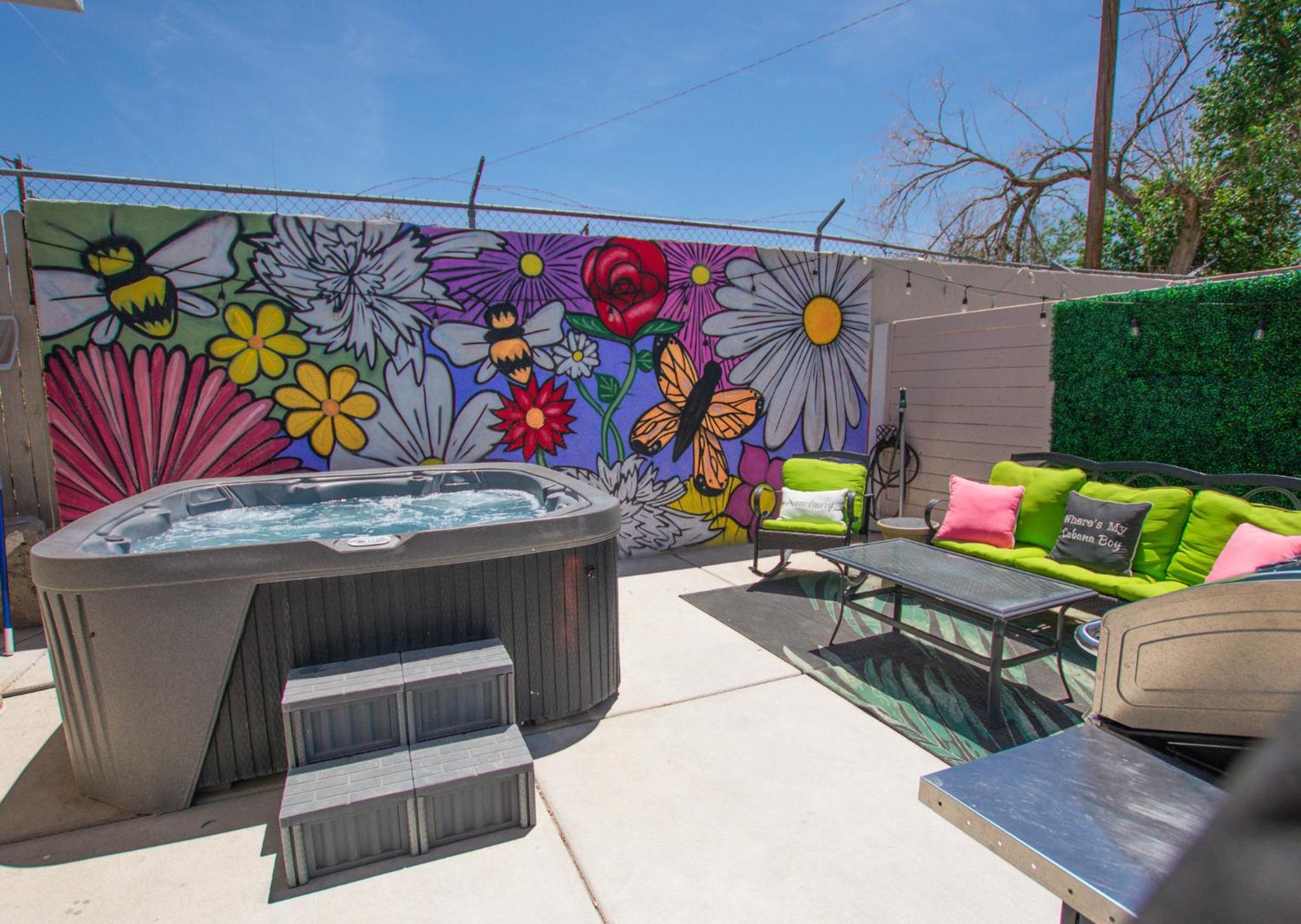 Villa Bohemian Chic An Eclectic Escape-Hot Tub-Pet Friendly-No Pet Fees! à Albuquerque Extérieur photo